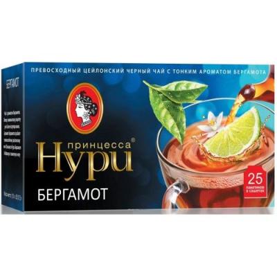 ЧАЙ ПРИНЦЕССА НУРИ ПАКЕТ 1,5Г*25 БЕРГАМОТ