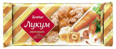РАХАТ-ЛУКУМ ТИМОША 250Г МОРКОВНЫЙ