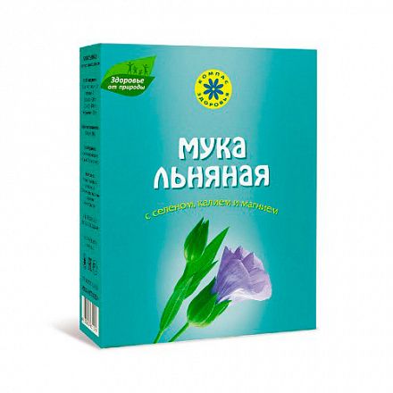 МУКА ЛЬНЯНАЯ КОМПАС ЗДОРОВЬЯ 300Г С СЕЛЕНОМ КАЛИЕМ И МАГНИЕМ