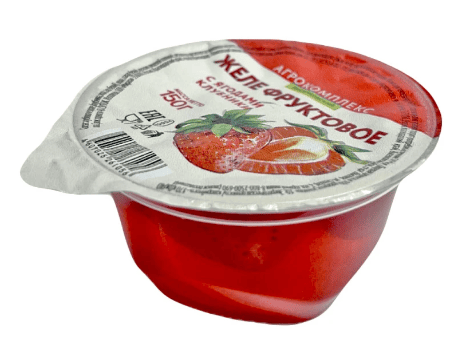 ЖЕЛЕ МИРАТА 150Г ФРУКТОВОЕ С ЯГОДАМИ КЛУБНИКИ