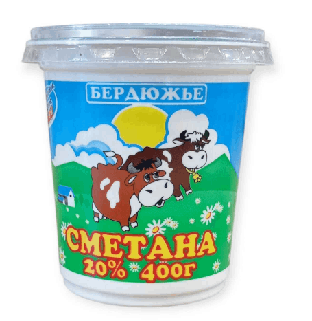 СМЕТАНА БЕРДЮЖЬЕ 15% 400Г