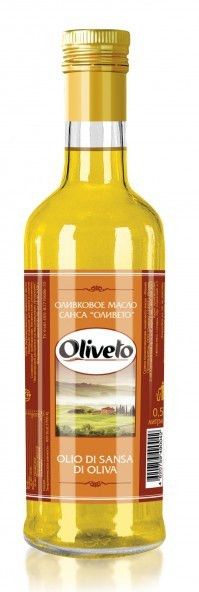 МАСЛО ОЛИВКОВОЕ ОЛИВЕТО 0,5Л САНСА РАФИНИРОВАННОЕ СТ