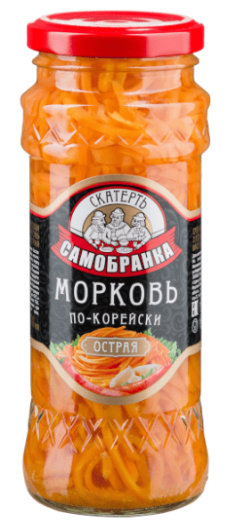 МОРКОВЬ СКАТЕРТЬ-САМОБРАНКА 370МЛ ОСТРАЯ СТ