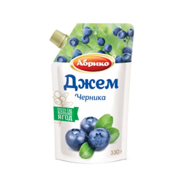 ДЖЕМ АБРИКО 270Г/330Г ЧЕРНИКА ДОЙ ПАК ДОЗАТОР