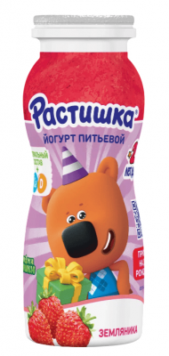 ЙОГУРТ ДАНОН РАСТИШКА 90Г ЗЕМЛЯНИКА ПИТЬЕВОЙ