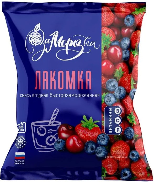 ЗАМОРОЗКА ЯГОДНАЯ ЗАМОРОЗКА 300Г СМЕСЬ ЛАКОМКА