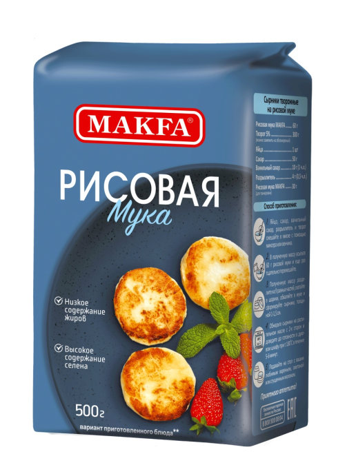 МУКА МАКФА 500Г РИСОВАЯ