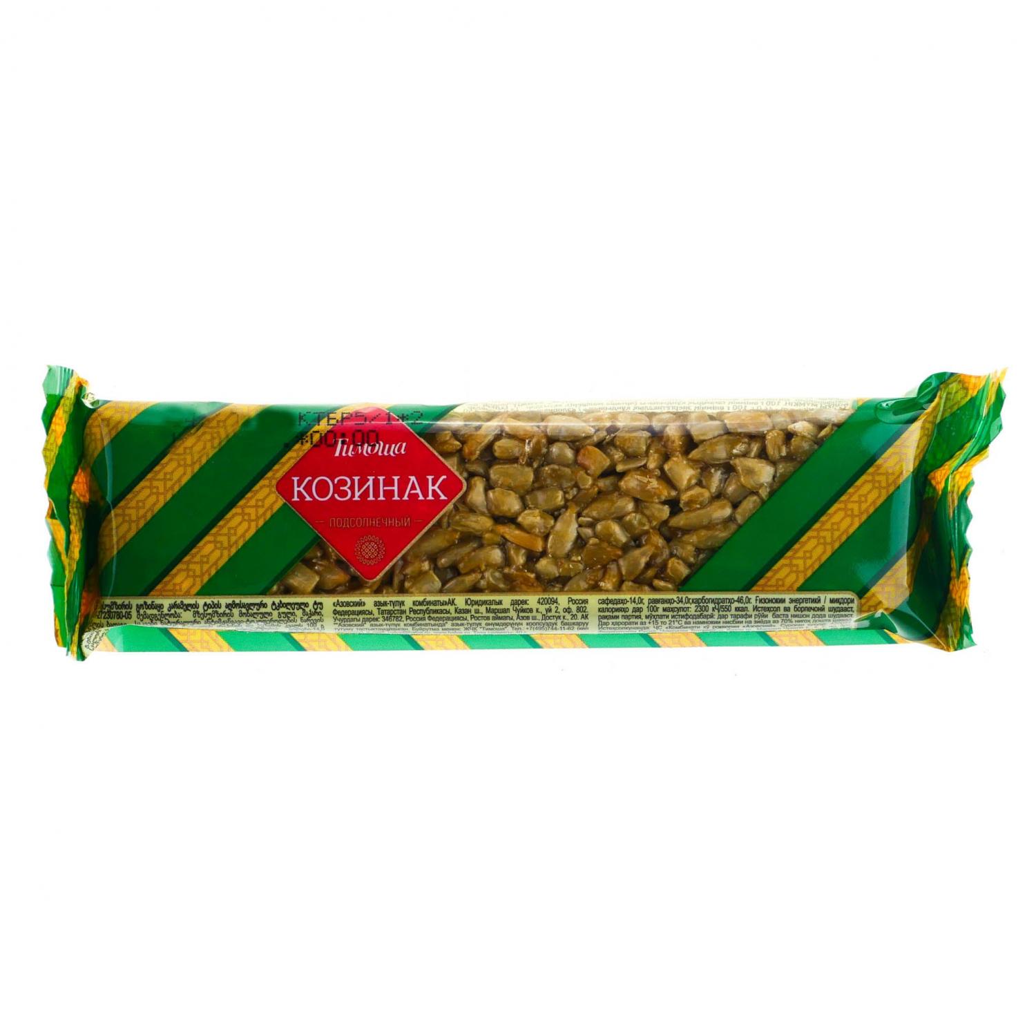 КОЗИНАК ТИМОША 40Г ПОДСОЛНЕЧНЫЙ БАТОНЧИК