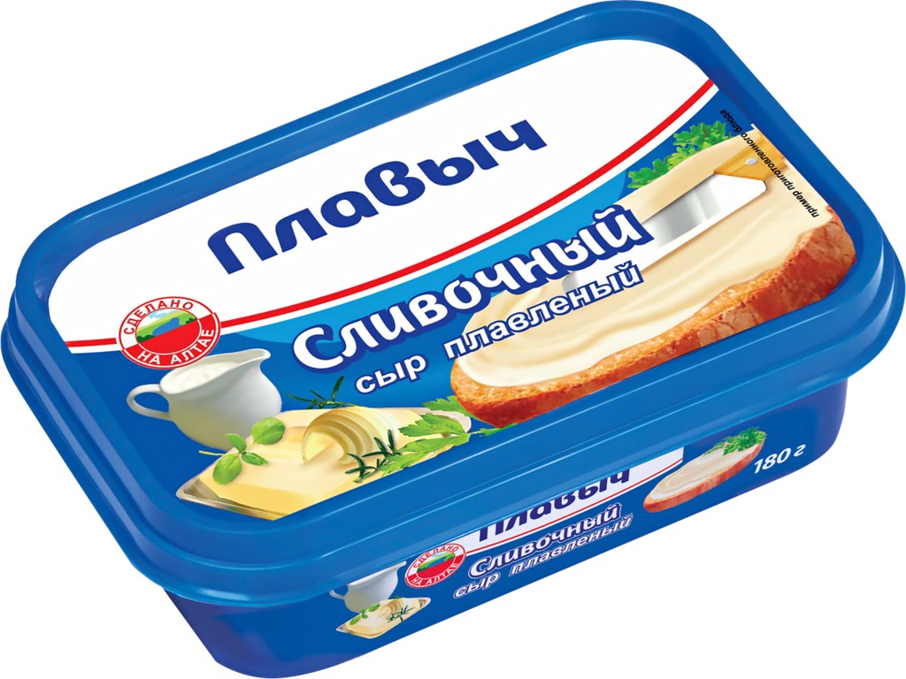 СЫР ПЛАВЛЕНЫЙ ПЛАВЫЧ 180Г СЛИВОЧНЫЙ ПАСТООБРАЗНЫЙ