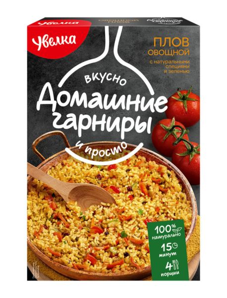 ГАРНИР УВЕЛКА 300Г ПЛОВ ОВОЩНОЙ ПАКЕТ 2*150Г