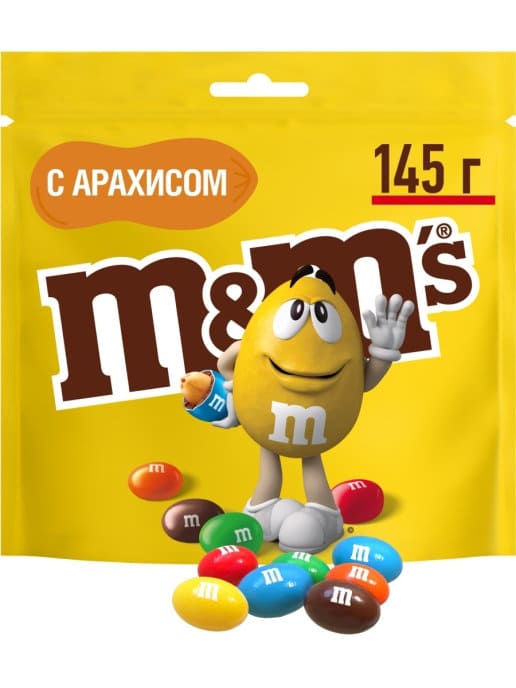 ДРАЖЕ М&М 145Г АРАХИС