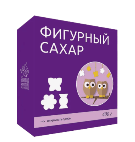 САХАР-РАФИНАД ОТЛИЧНАЯ КУХНЯ 400Г ДЕТСКИЙ ФИГУРНЫЙ