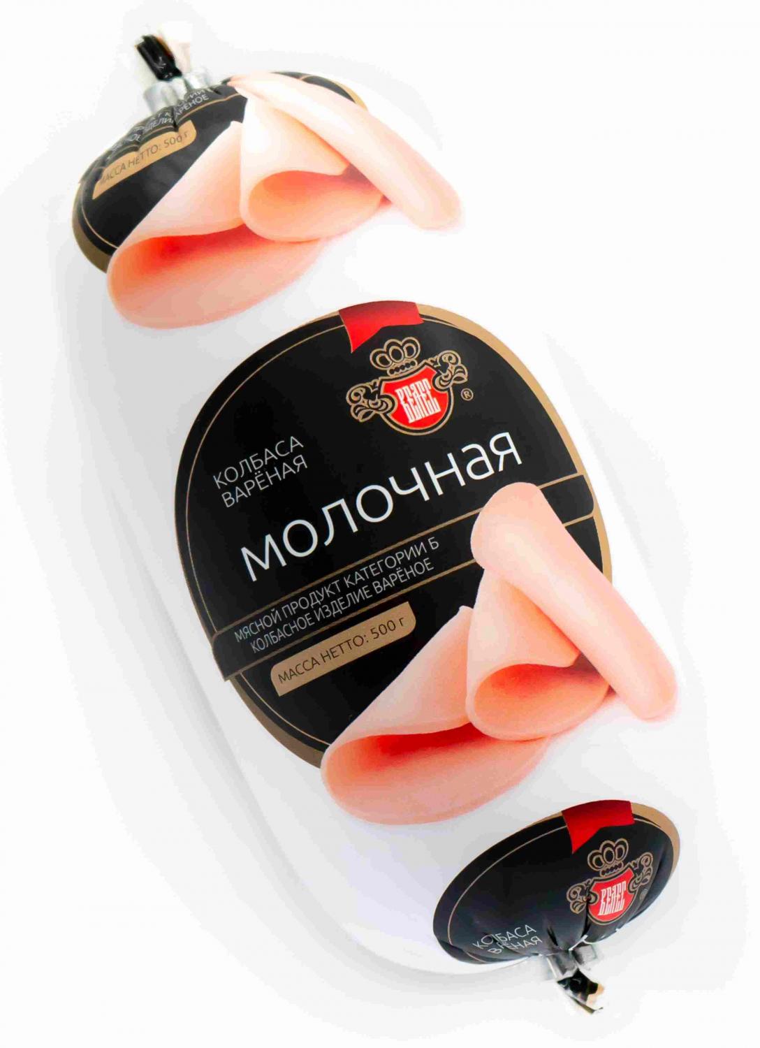КОЛБАСА ВЕЛЕС МОЛОЧНАЯ 500Г ВАРЕНАЯ ПОЛИАМИД