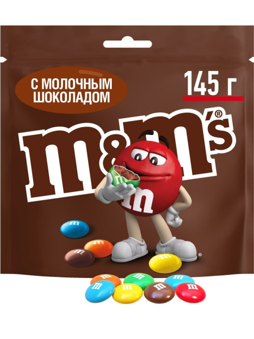 ДРАЖЕ М&М 145Г ШОКОЛАД
