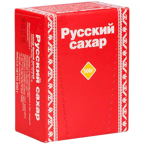 САХАР-РАФИНАД РУССКИЙ РУСАГРО 500Г