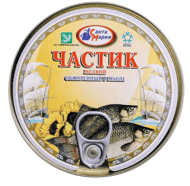ЧАСТИК САНТА МАРИЯ 170Г МЕЛКИЙ ОБЖАР В МАСЛЕ ЖБ КЛЮЧ