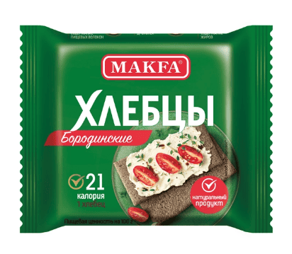 ХЛЕБЦЫ МАКФА 60Г БОРОДИНСКИЕ
