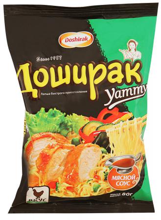 ВЕРМИШЕЛЬ Б/П ДОШИРАК ЯММИ 80Г КУРИЦА