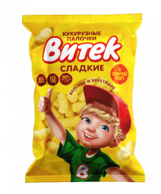 ПАЛОЧКИ КУКУРУЗНЫЕ ВИТЕК 140Г СЛАДКИЕ