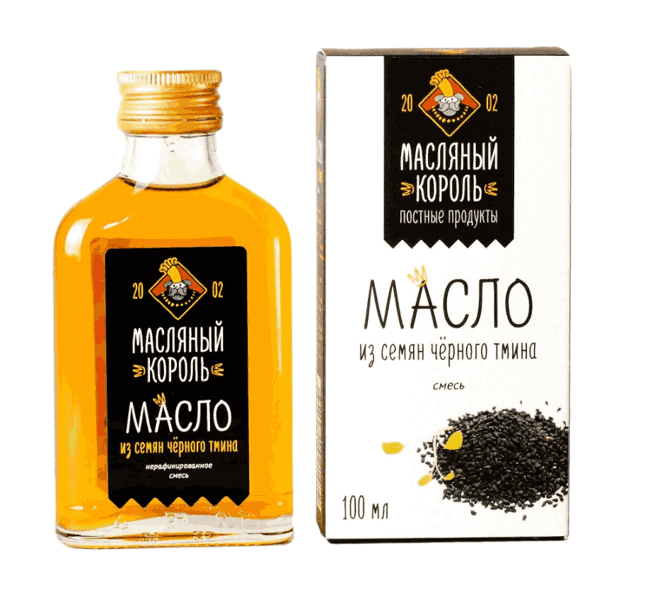 МАСЛО ЧЕРНОГО ТМИНА МАСЛЯНЫЙ КОРОЛЬ 100МЛ СМЕСЬ СТ