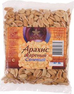 АРАХИС НАТСИ 300Г ЖАРЕНЫЙ СОЛЕНЫЙ