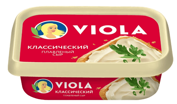 СЫР ВИОЛА КЛАССИЧЕСКИЙ 190Г 35% ПЛАВЛЕНЫЙ ВАННА