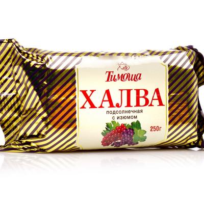ХАЛВА ТИМОША 250Г ПОДСОЛНЕЧНАЯ С ИЗЮМОМ
