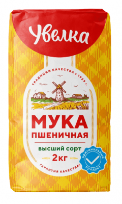 МУКА УВЕЛКА ПШЕНИЧНАЯ В/С 2КГ