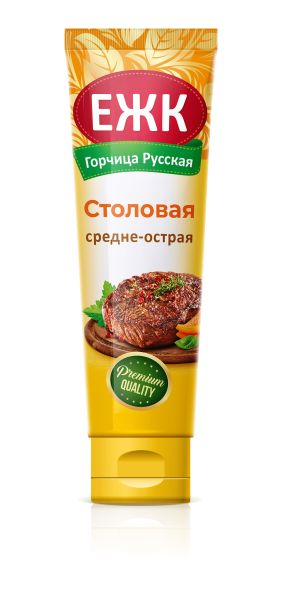ГОРЧИЦА ЕЖК 130Г РУССКАЯ СТОЛОВАЯ ТУБА