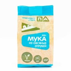 МУКА ПРОДУКТОВАЯ АПТЕКА 300Г ИЗ ОВСЯНЫХ ОТРУБЕЙ