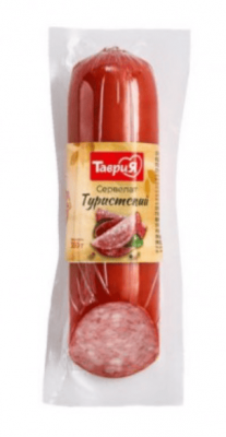 КОЛБАСА ТАВРИЯ 350Г СЕРВЕЛАТ ТУРИСТСКИЙ ВАР/КОПЧ СРЕЗ ВАК/УП