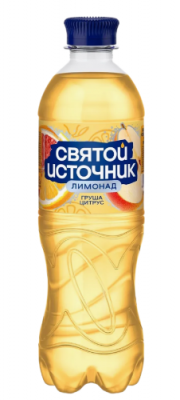НАПИТОК Б/АЛК СВЯТОЙ ИСТОЧНИК 0,5Л СО ВКУСОМ ГРУШИ И ЦИТРУСА СИЛЬНОГАЗ ПЭТ