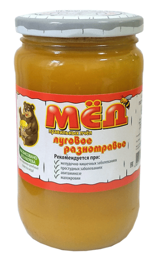 МЕД МЕДОВАЯ КОМПАНИЯ 500Г ЛУГОВОЕ РАЗНОТРАВЬЕ СТ