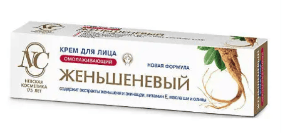 КРЕМ Д/ЛИЦА НЕВСКАЯ КОСМЕТИКА 40МЛ ЖЕНЬШЕНЕВЫЙ Д/ЗРЕЛОЙ КОЖИ