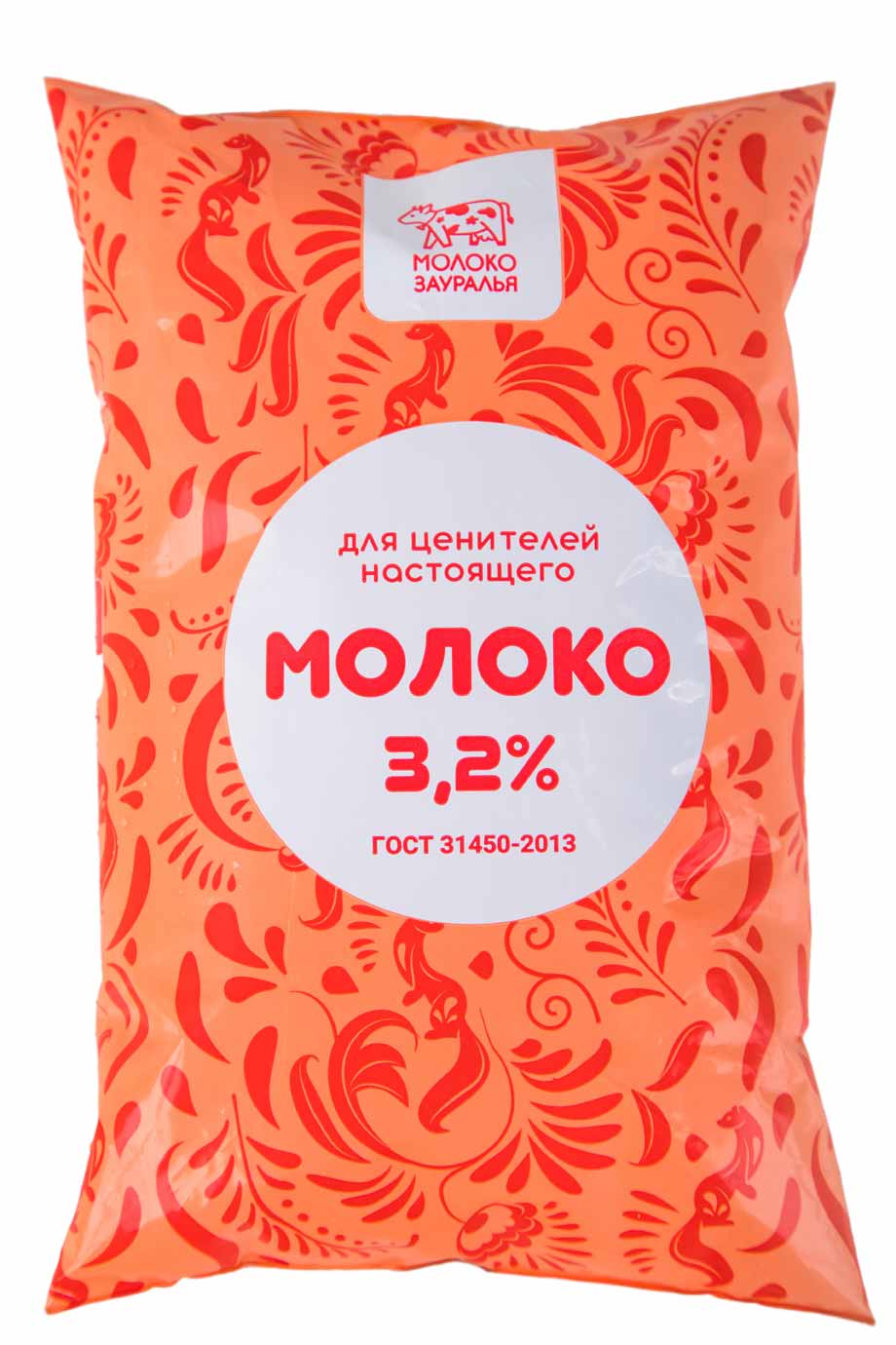 МОЛОКО МОЛОКО ЗАУРАЛЬЯ 3,2% 830МЛ ПАКЕТ