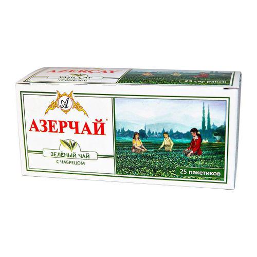 ЧАЙ АЗЕРЧАЙ 25*1,8Г ЗЕЛЕНЫЙ С ЧАБРЕЦОМ