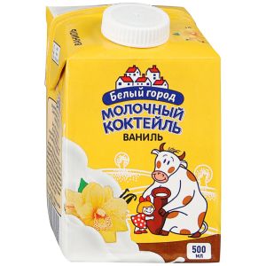 КОКТЕЙЛЬ БЕЛЫЙ ГОРОД 1,5% 0,5Л МОЛОЧНЫЙ ВАНИЛЬ Т/ПАК