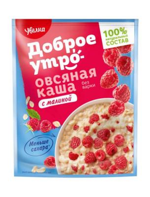 КАША УВЕЛКА ОВСЯНАЯ С МАЛИНОЙ 40Г