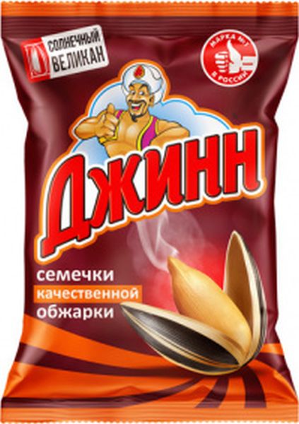 СЕМЕЧКИ СОЛНЕЧНЫЙ ВЕЛИКАН ЖАРЕНЫЕ 100Г