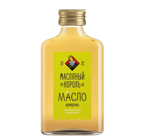 МАСЛО КУНЖУТНОЕ МАСЛЯНЫЙ КОРОЛЬ 100МЛ НЕРАФ СЫРОДАВЛЕНОЕ СТ