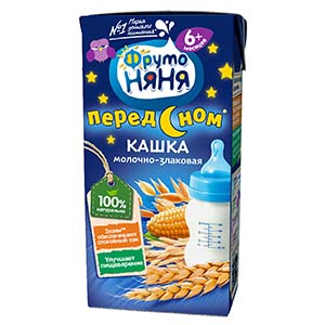 КАШКА ФРУТОНЯНЯ 200Г МОЛОЧНО-ЗЛАКОВАЯ ЖИДКАЯ