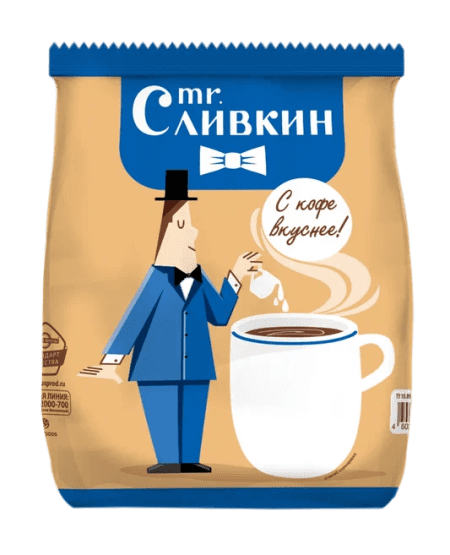ЗАМЕНИТЕЛЬ СУХИХ СЛИВОК РУССКИЙ ПРОДУКТ 200Г МИСТЕР СЛИВКИН