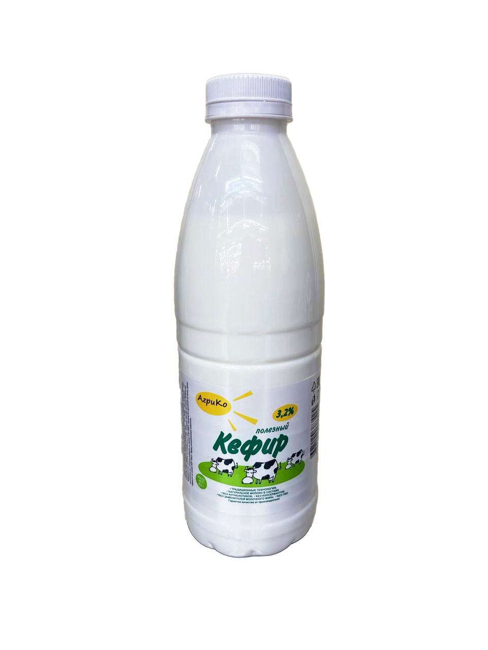 КЕФИР АГРИКО 3,2% 0,85Л ПЭТ