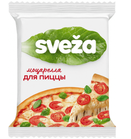 СЫР СВЕЖА 40% 200Г МОЦАРЕЛЛА Д/ПИЦЦЫ П/ТВЕРД ФЛОУ-ПАК