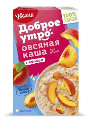КАША УВЕЛКА СИЮМИНУТКА 5ШТ*40Г ПАК ОВСЯНАЯ С ПЕРСИКОМ