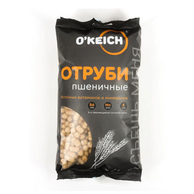 ОТРУБИ ОКЕЙЧ 200Г ПШЕНИЧНЫЕ ХРУСТЯЩИЕ ЭКСТРУДИРОВАННЫЕ