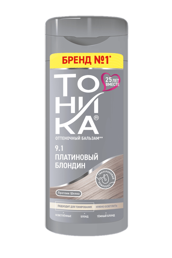 БАЛЬЗАМ ОТТЕНОЧНЫЙ Д/ВОЛОС ТОНИКА 150МЛ 9.1ПЛАТИНОВЫЙ БЛОНДИН