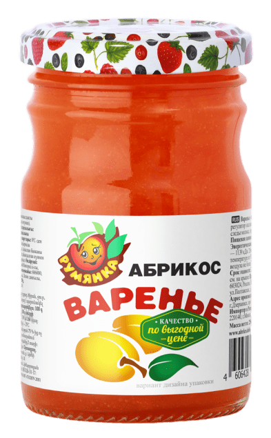 ВАРЕНЬЕ РУМЯНКА 250Г АБРИКОС СТ