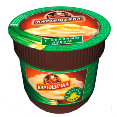 ПЮРЕ КАРТОФЕЛЬНОЕ КАРТОШЕЧКА 41Г С ЗЕЛЕНЫМ ЛУКОМ СТАКАН