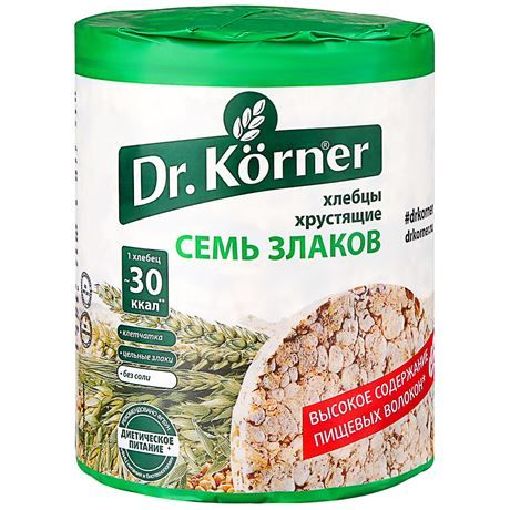 ХЛЕБЦЫ ХЛЕБПРОМ ДОКТОР КЕРНЕР 100Г СЕМЬ ЗЛАКОВ
